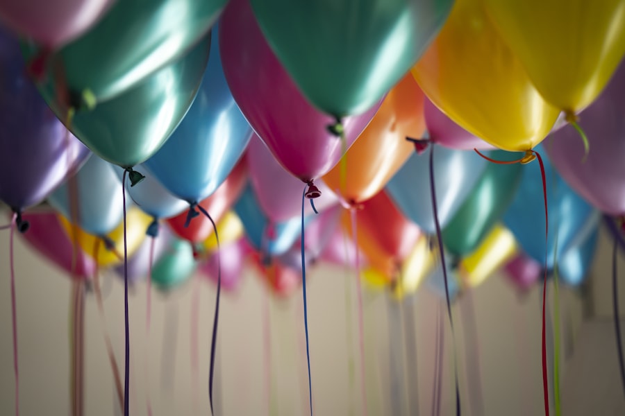 Festive balloons