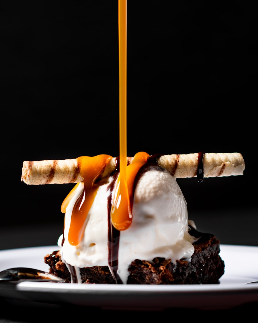 A decadent dessert